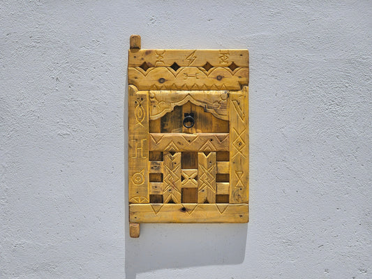 Tableau Vintage Amazigh 72 X 50 X 3 Cm