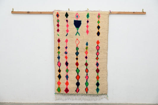 Petit tapis traditionnel Azilal 157 X 102 Cm