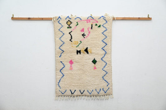 Petit tapis traditionnel Azilal 143 X 104 Cm