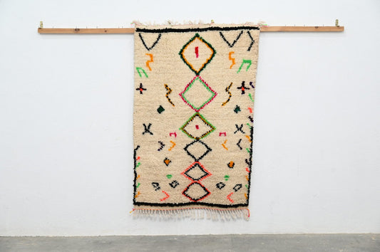 Petit tapis traditionnel Azilal 152 X 100 Cm