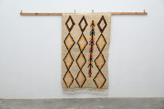 Petit tapis traditionnel Azilal 154 X 97 Cm