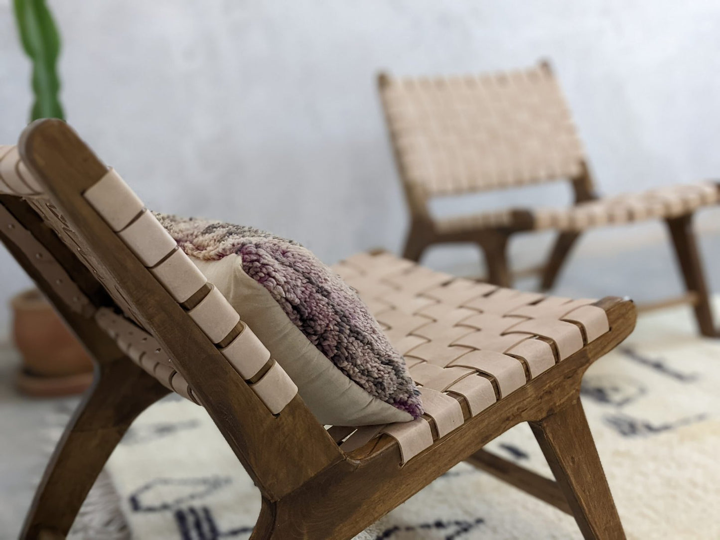 Deux Fauteuils Baldi Chic En cuir