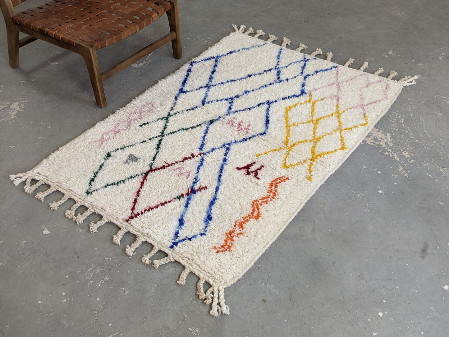 Petit tapis traditionnel Azilal 150 X 105 Cm