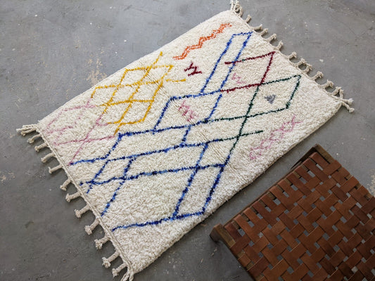 Petit tapis traditionnel Azilal 150 X 105 Cm