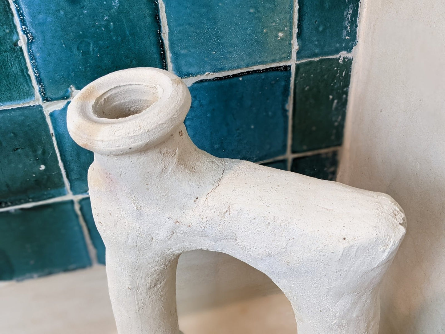 Porte-bougie en céramique #C900