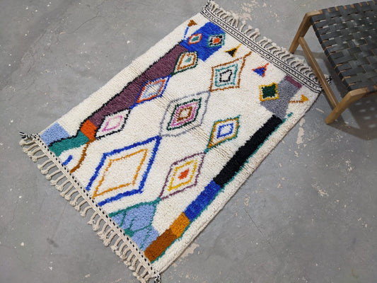 Petit tapis traditionnel Azilal 153 X 108 Cm