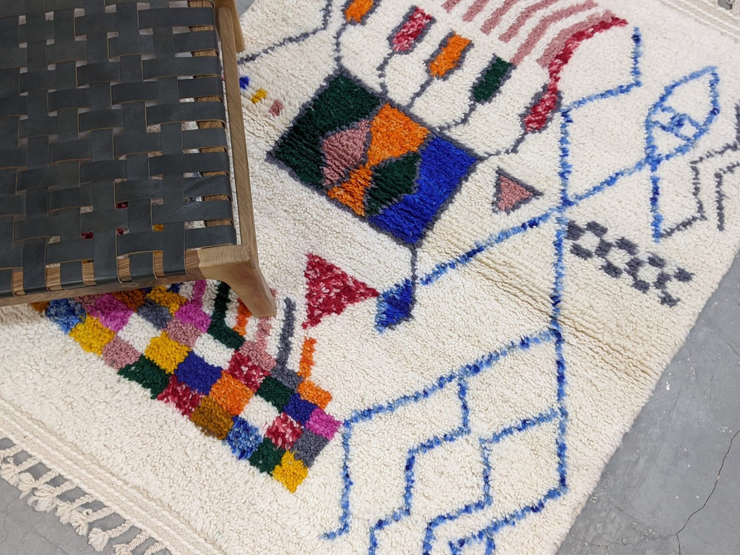 Petit tapis traditionnel Azilal 150 X 110 Cm