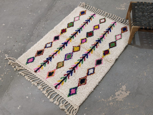 Petit tapis traditionnel Azilal 156 X 112 Cm