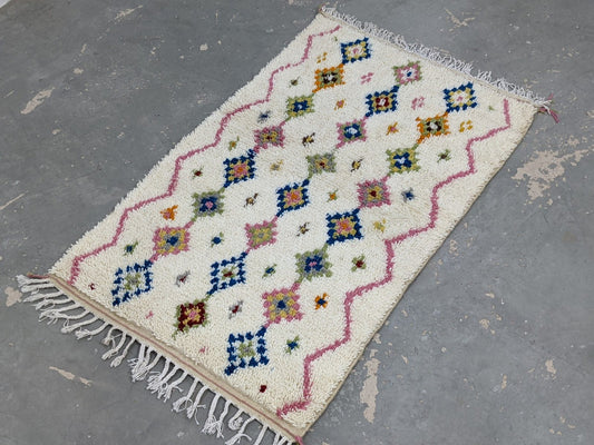 Petit tapis traditionnel Azilal 152 X 98 Cm
