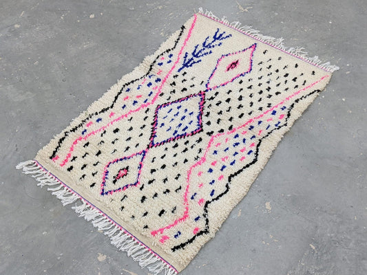 Petit tapis traditionnel Azilal 151 X 100 Cm