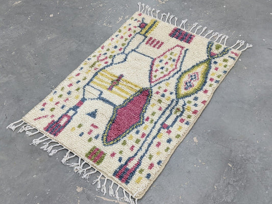Petit tapis traditionnel Azilal 149 X 103 Cm